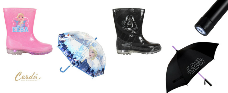 Botas de agua frozen con online luces